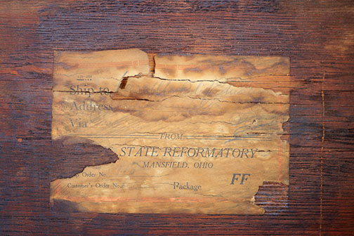 Early 20th Century Oak Chairs, Including One With an Ohio State Reformatory Label