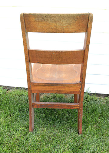 Early 20th Century Oak Chairs, Including One With an Ohio State Reformatory Label