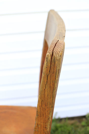 Early 20th Century Oak Chairs, Including One With an Ohio State Reformatory Label