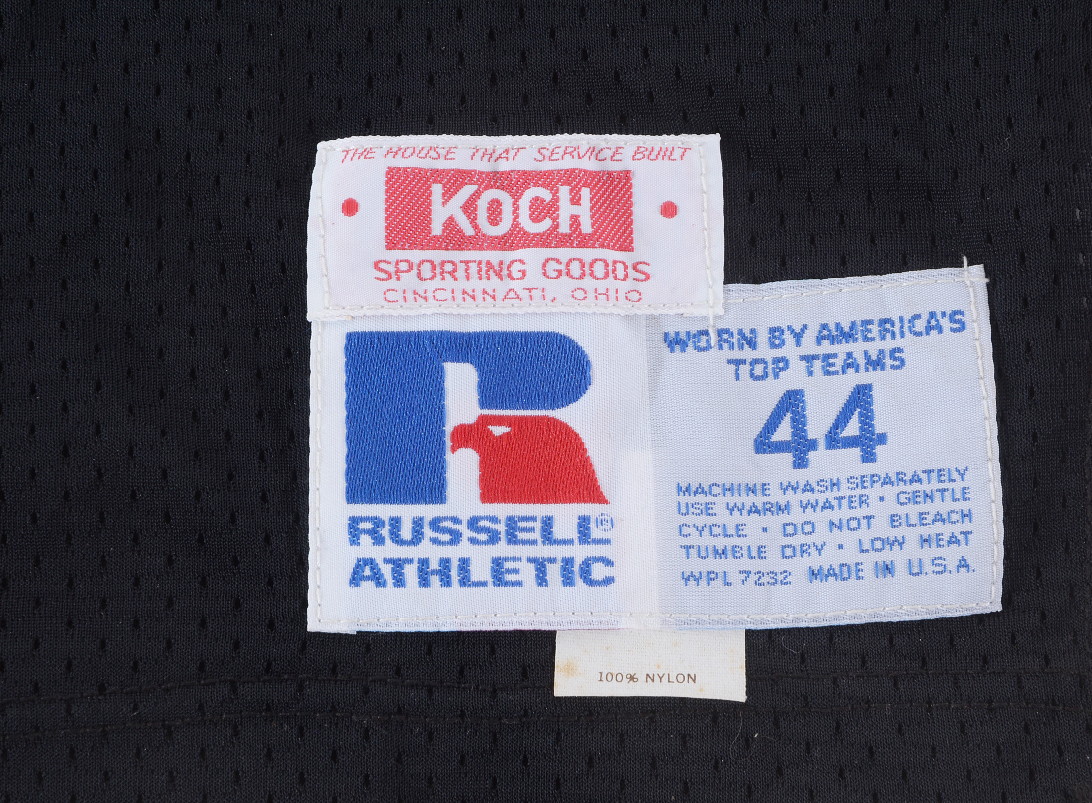 Boomer Esiason Signed Vintage Koch/Russell Jersey
