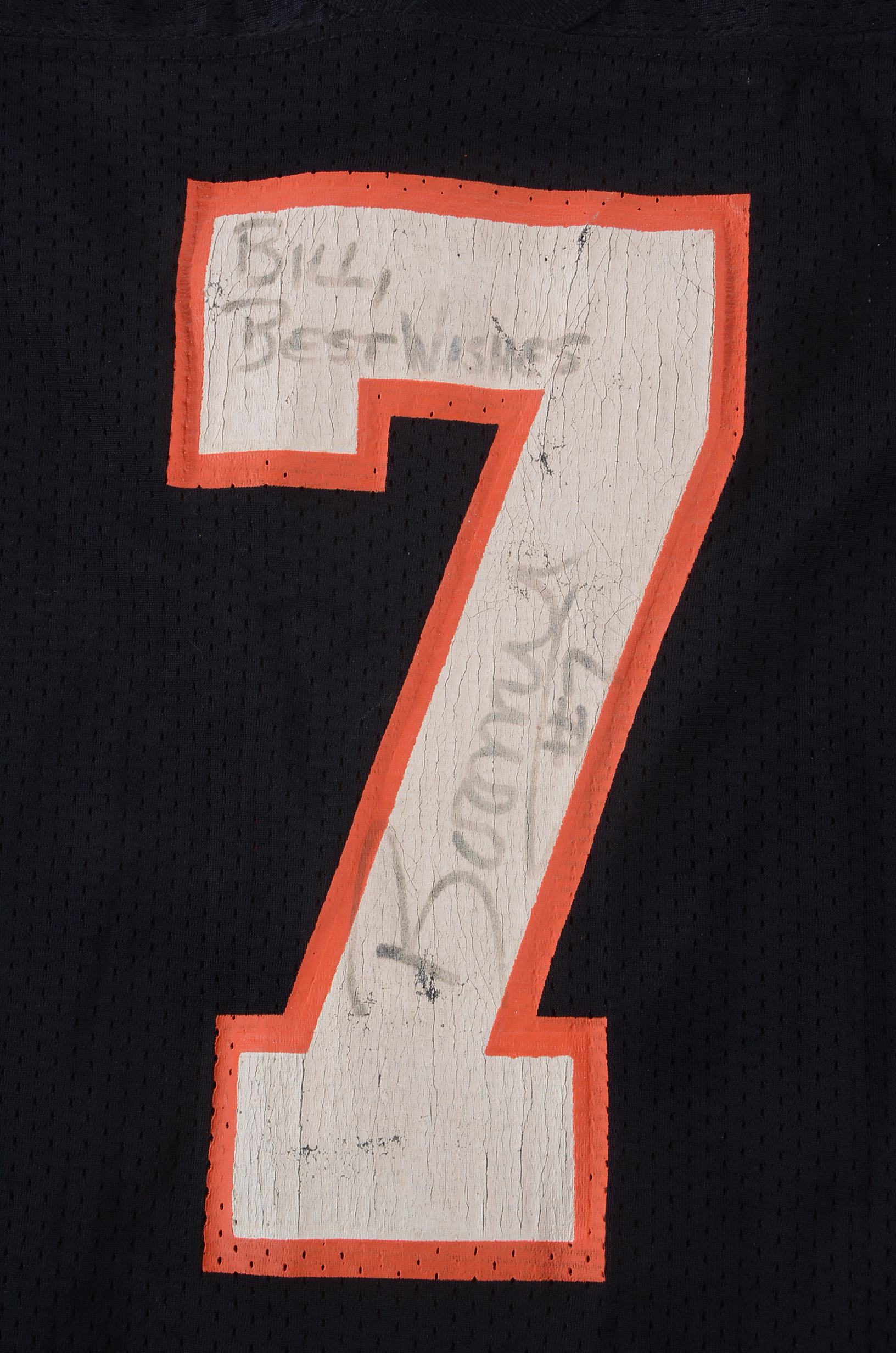 Boomer Esiason Signed Vintage Koch/Russell Jersey