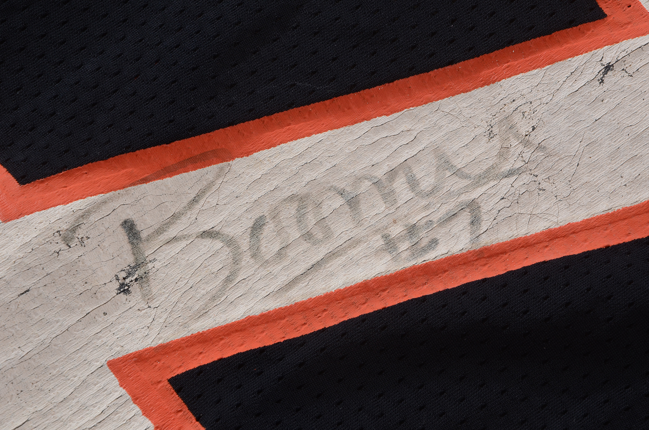 Boomer Esiason Signed Vintage Koch/Russell Jersey