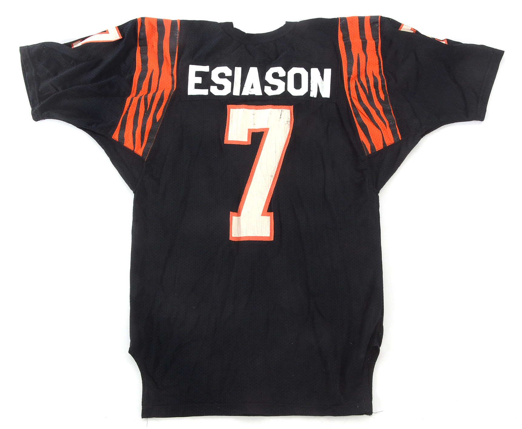 Boomer Esiason Signed Vintage Koch/Russell Jersey