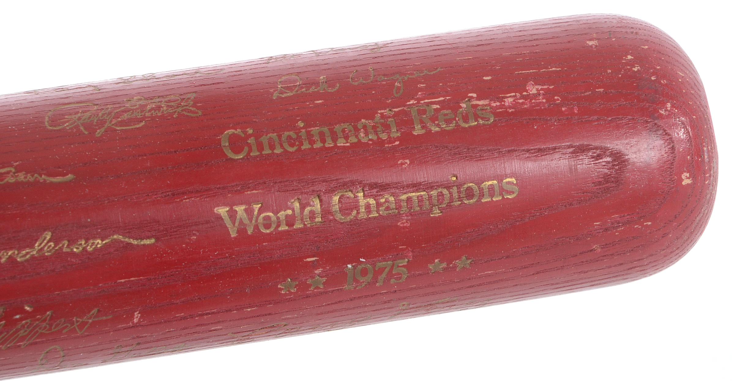 1975 Reds Championship Bat