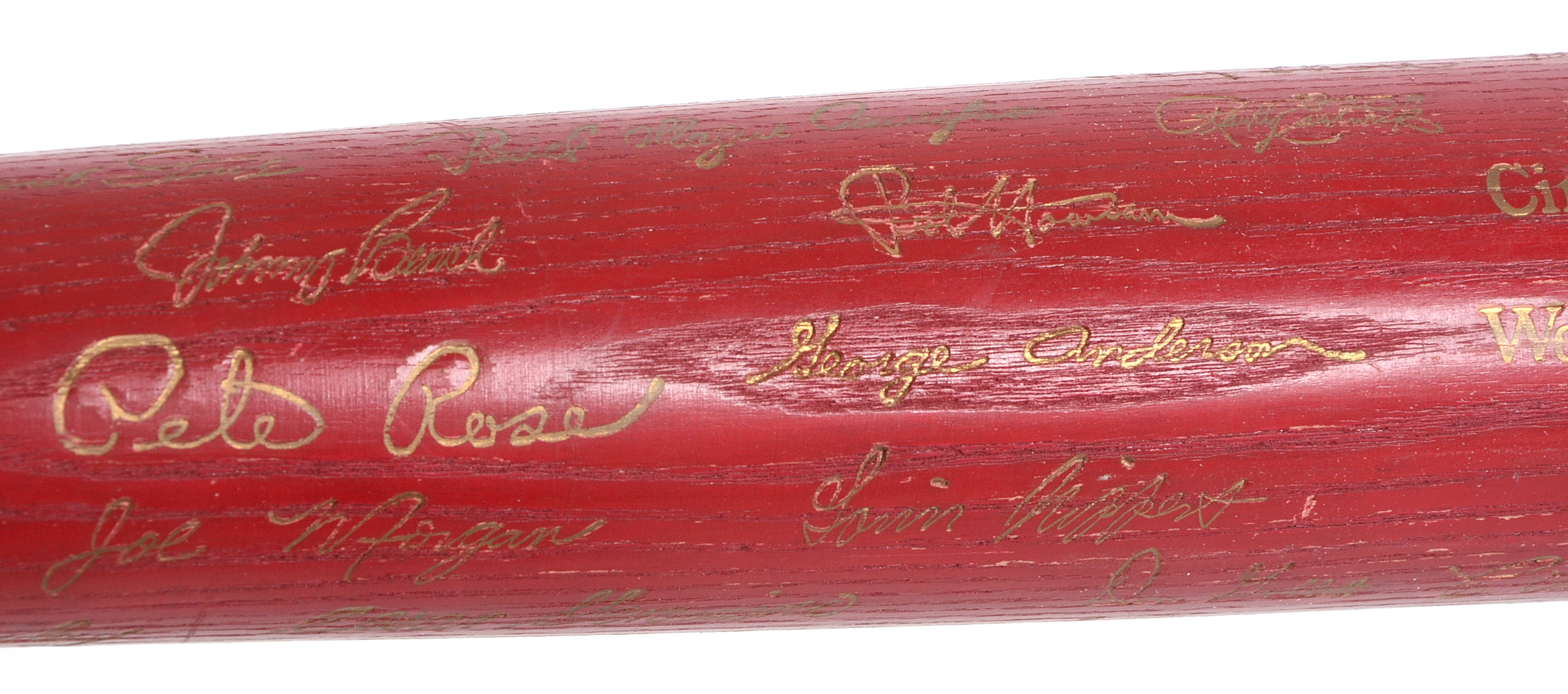 1975 Reds Championship Bat