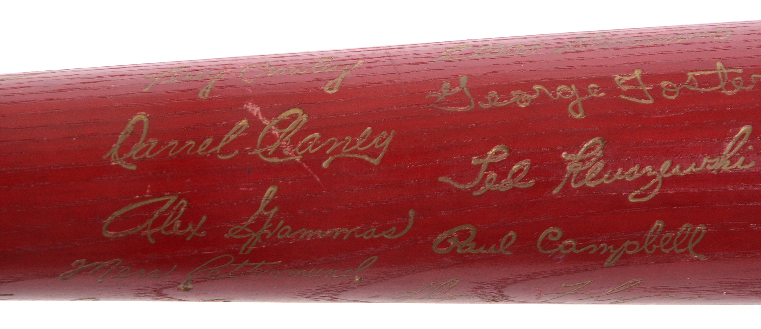 1975 Reds Championship Bat