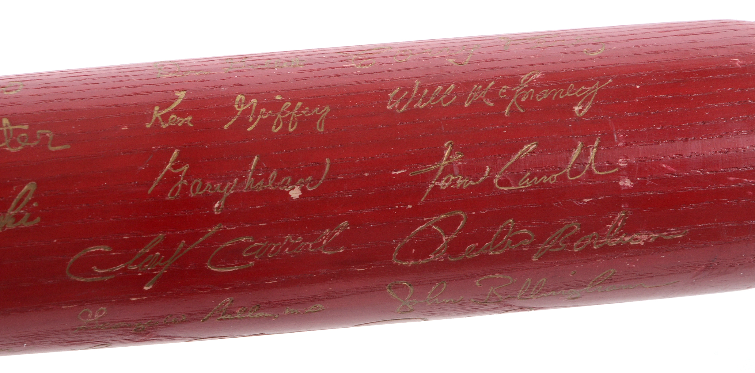 1975 Reds Championship Bat