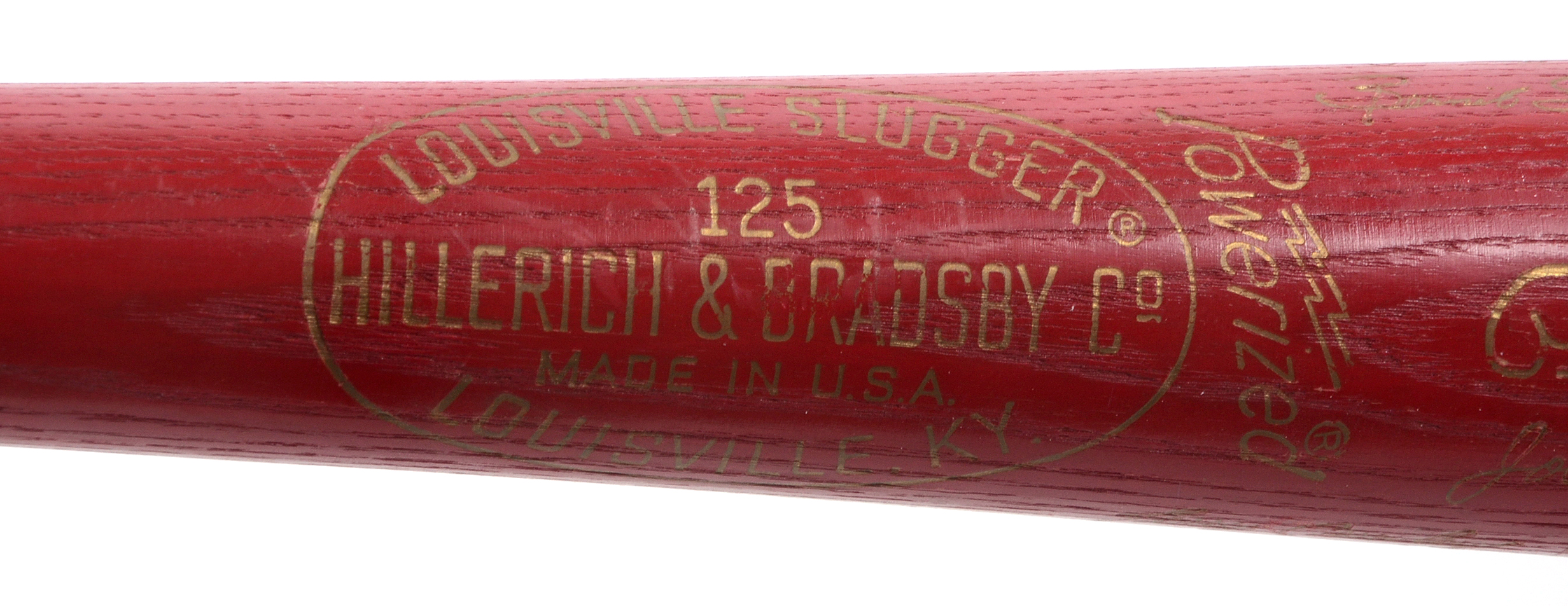 1975 Reds Championship Bat