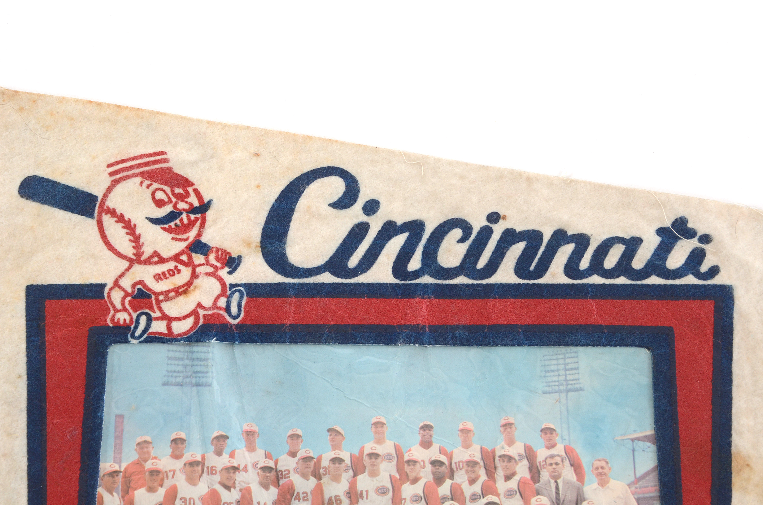 1961 Reds Picture Pennant