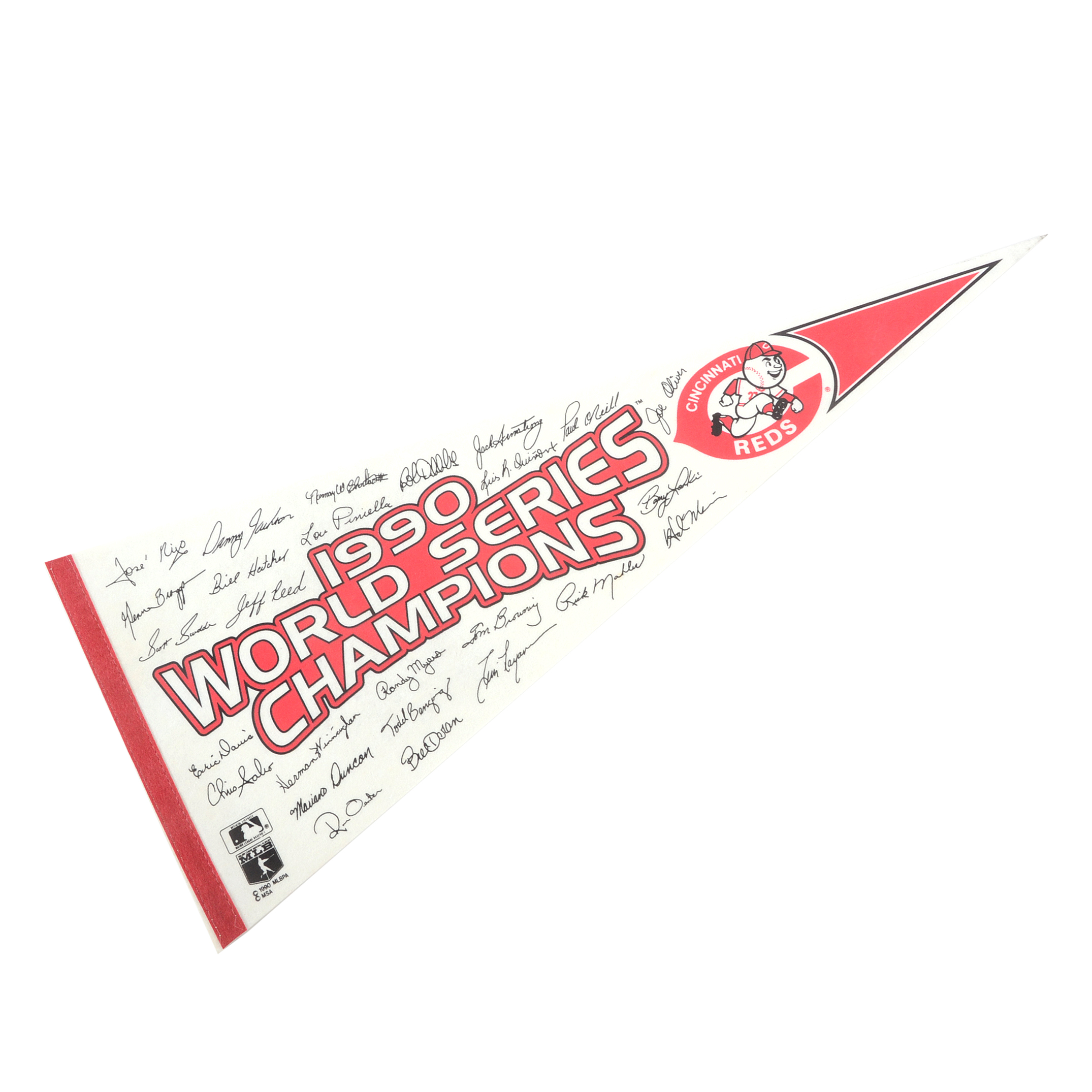 1990 World Series Champions Pennant