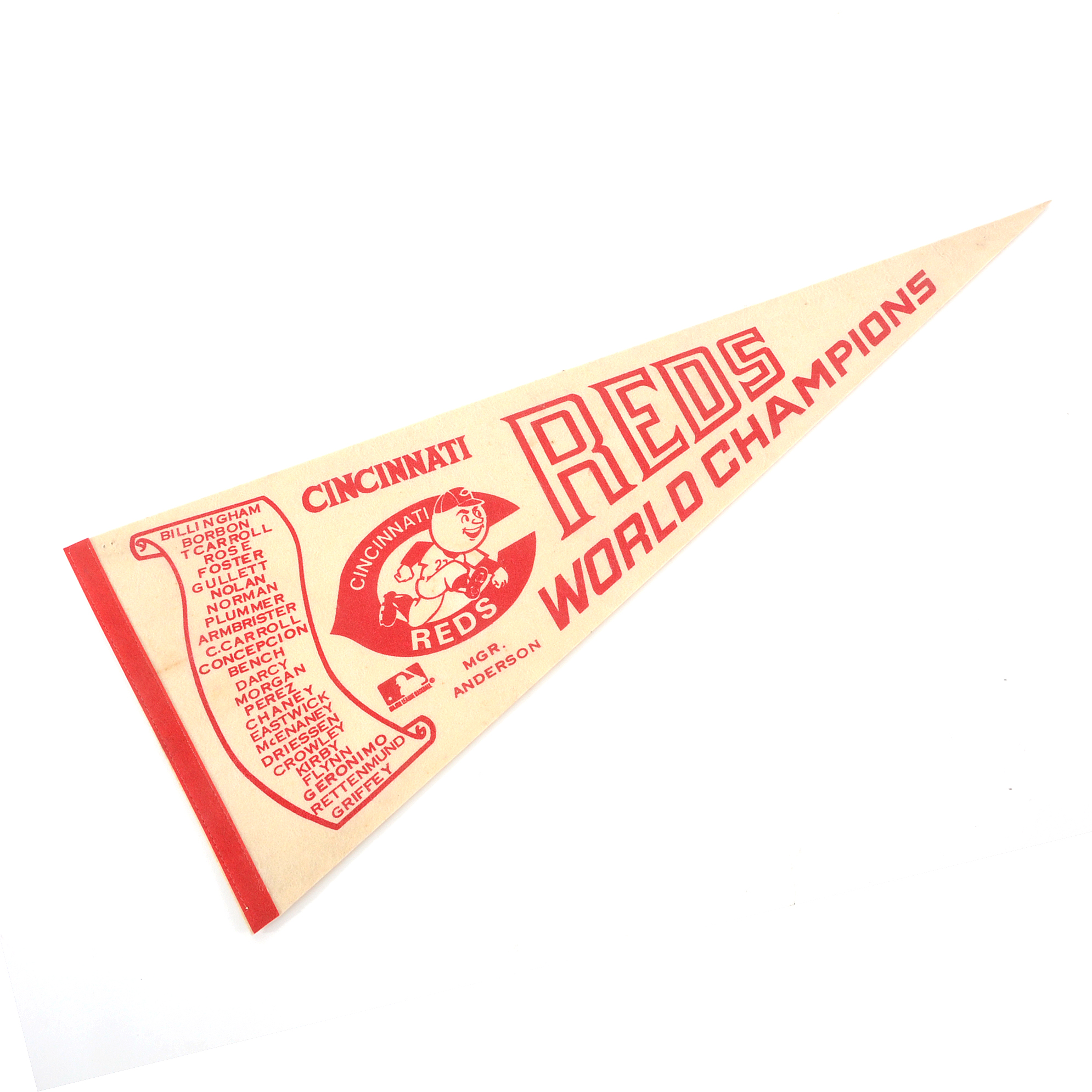 Reds 1975 World Champion Pennant
