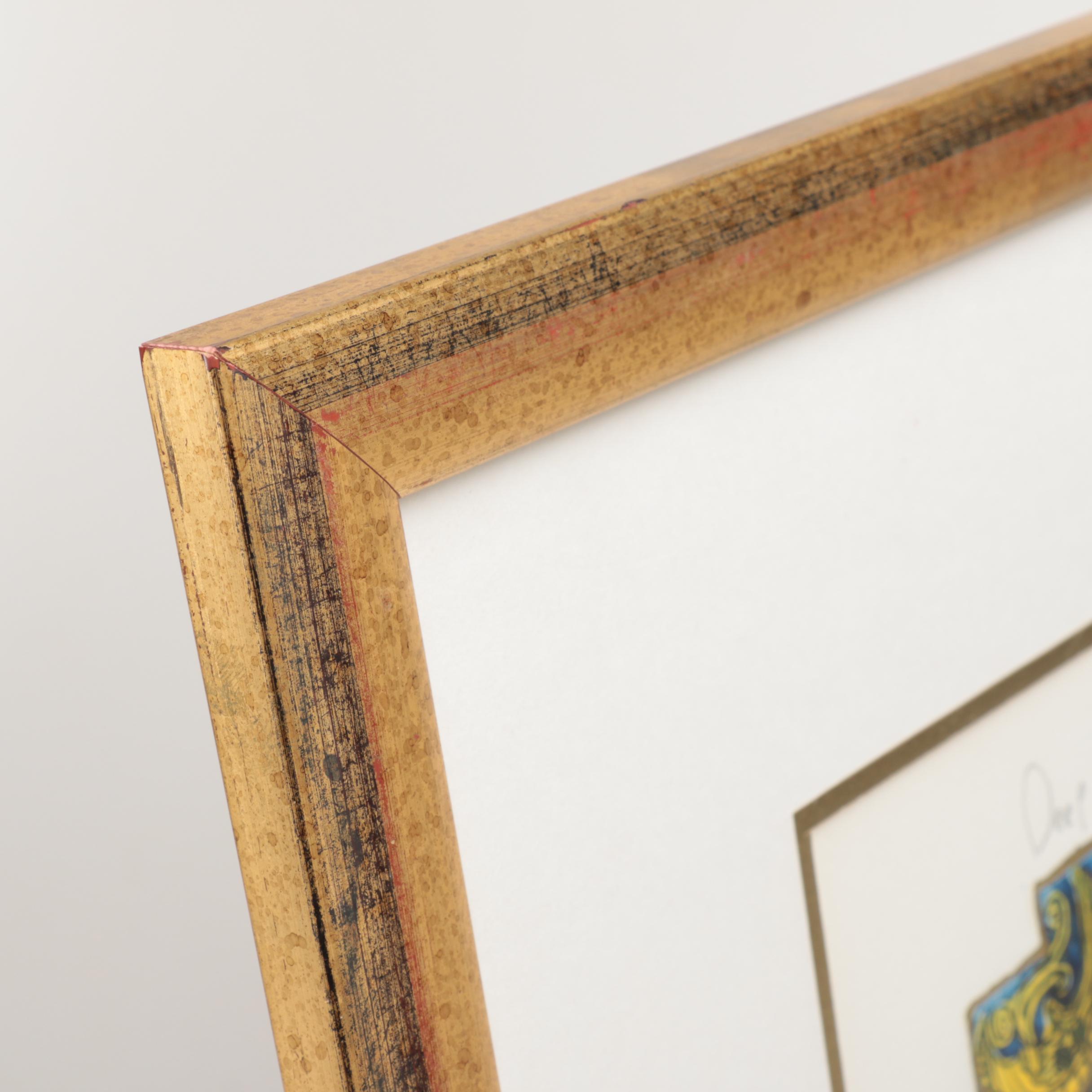 Hannah Swain Limited Edition Hand-Colored Etching "Deep Peace"