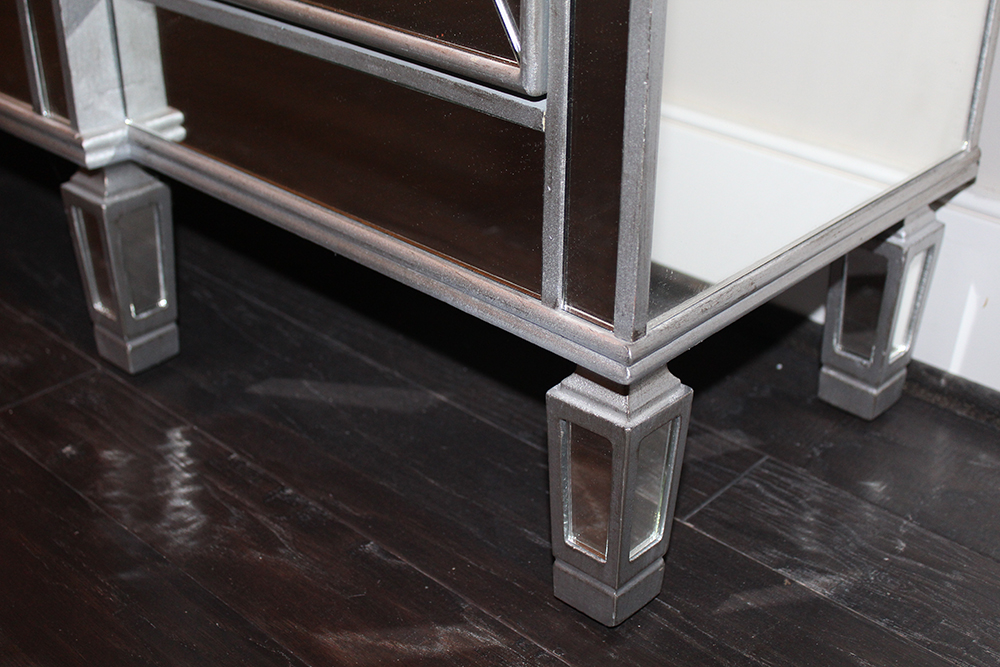 Neoclassical Style Mirrored Breakfront Console by Powell