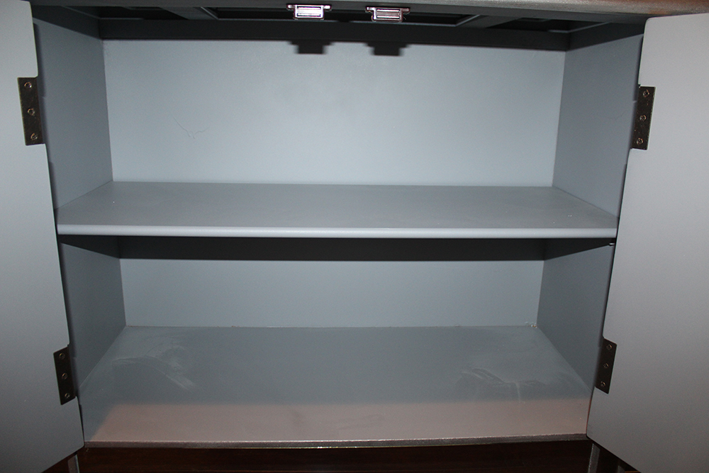 Neoclassical Style Mirrored Breakfront Console by Powell