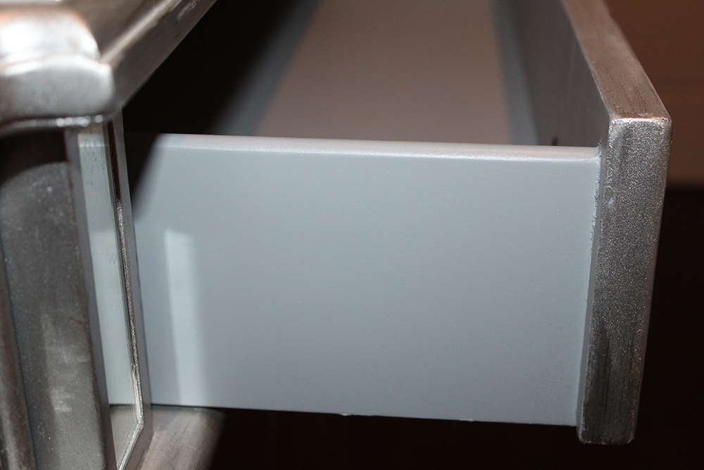 Neoclassical Style Mirrored Breakfront Console by Powell