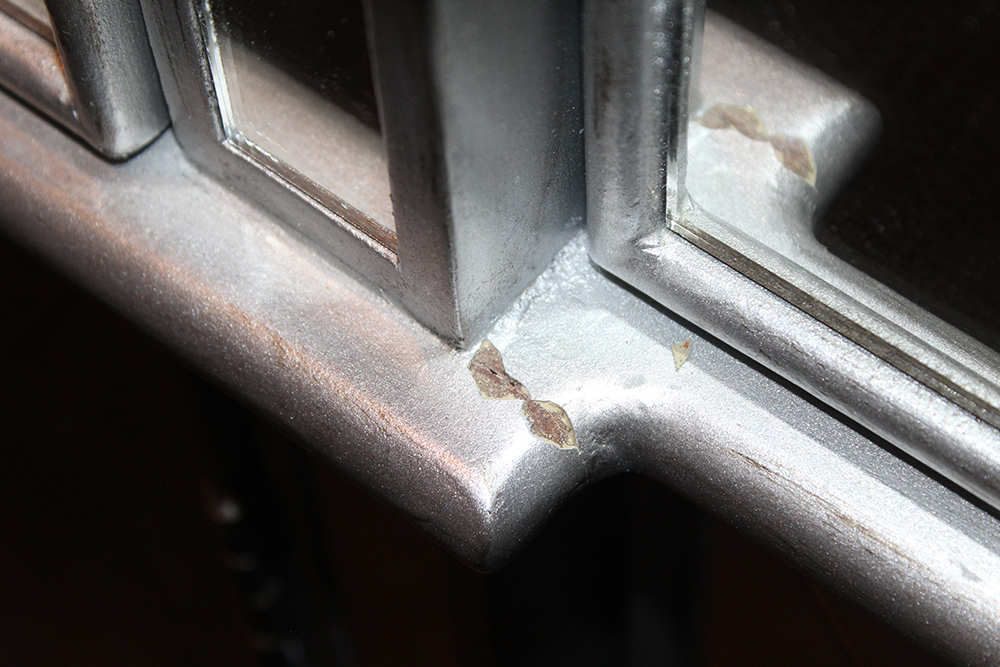 Neoclassical Style Mirrored Breakfront Console by Powell