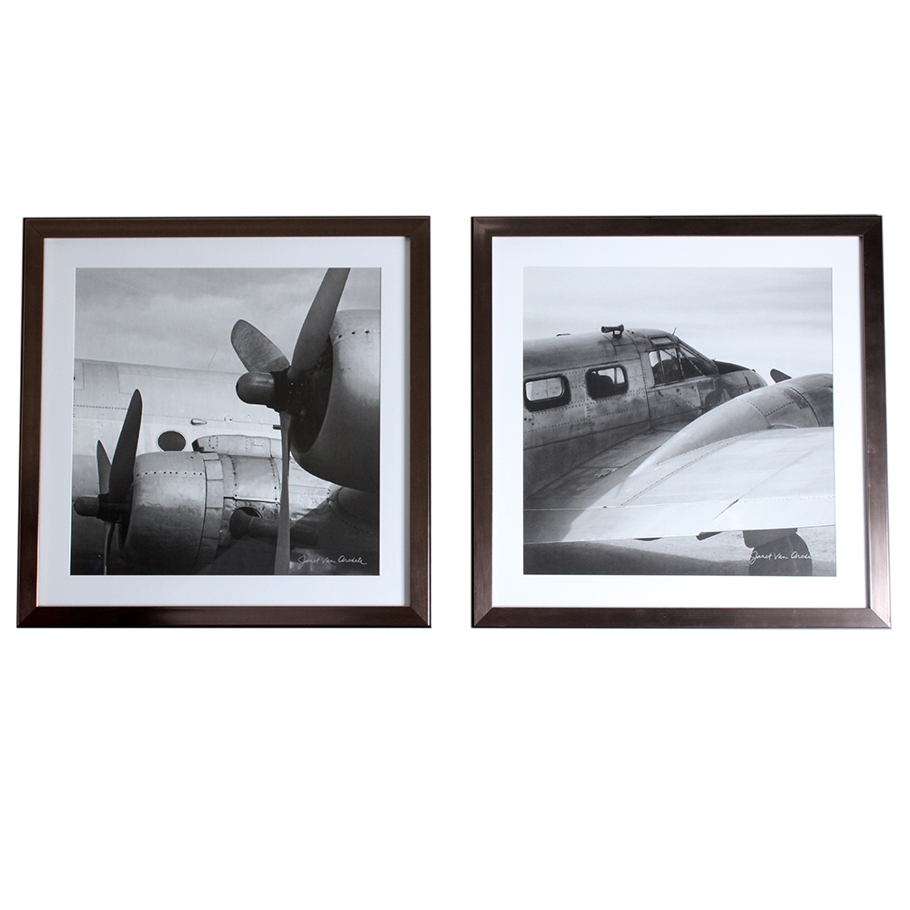 Pair of Janet Van Arsdale Framed Photographic Prints