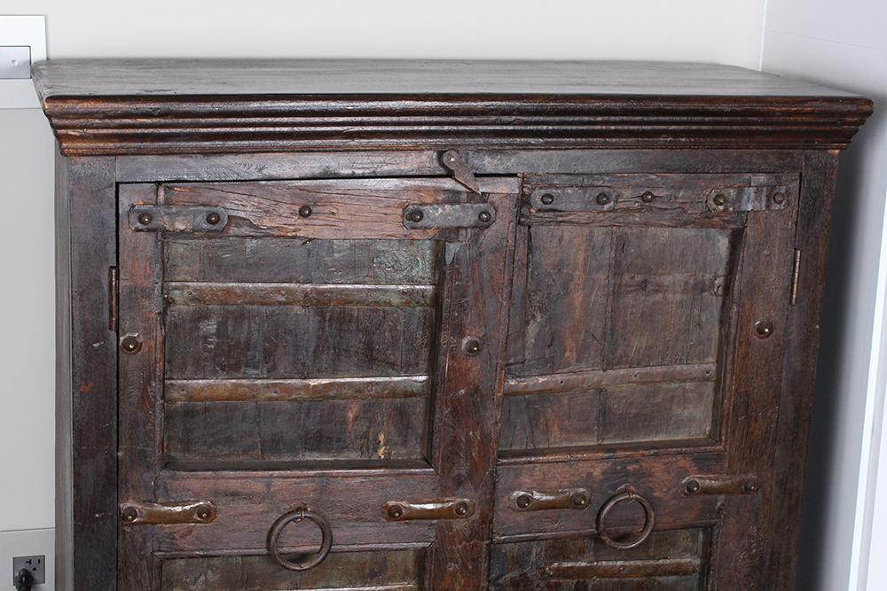 Antique Asian Elm Cabinet