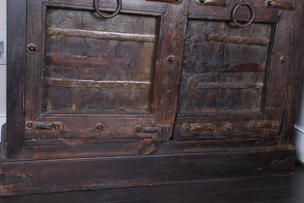 Antique Asian Elm Cabinet
