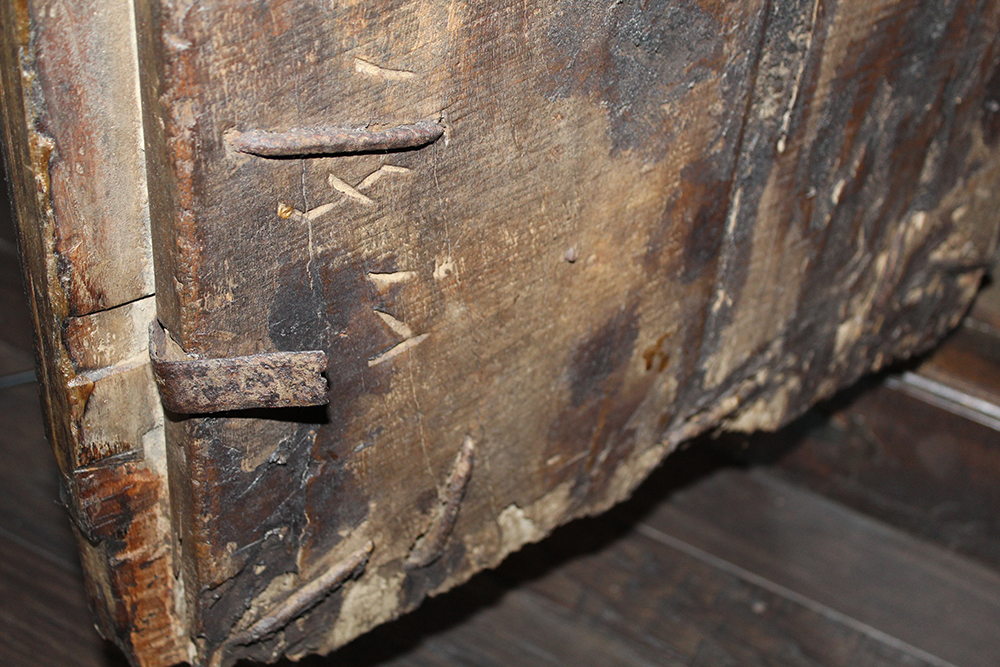 Antique Asian Elm Cabinet