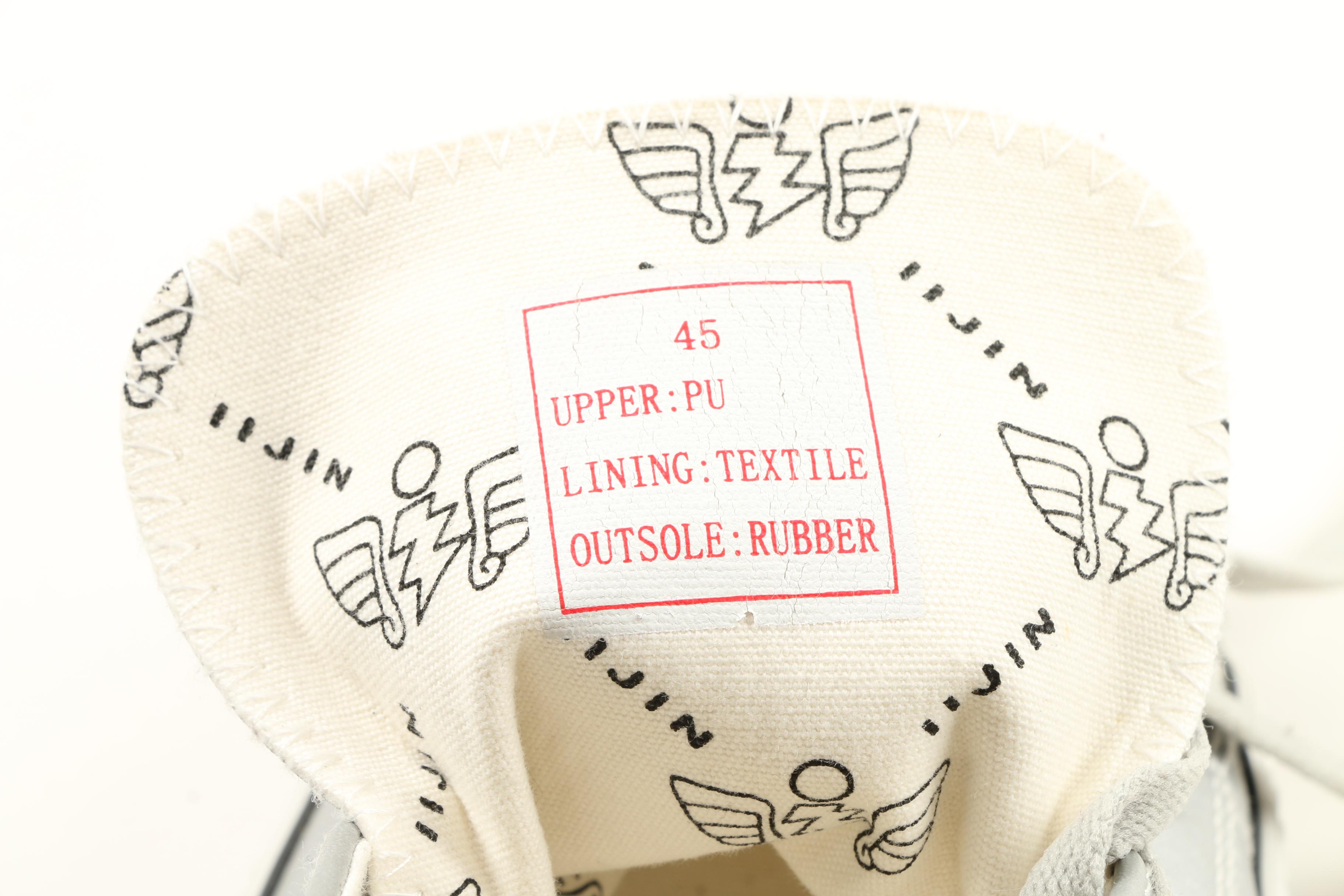 iiJin Metallic Silver Sneakers