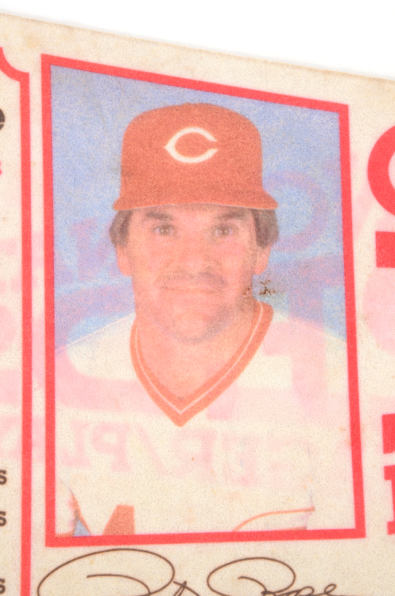 Pete Rose Picture Manager Pennant