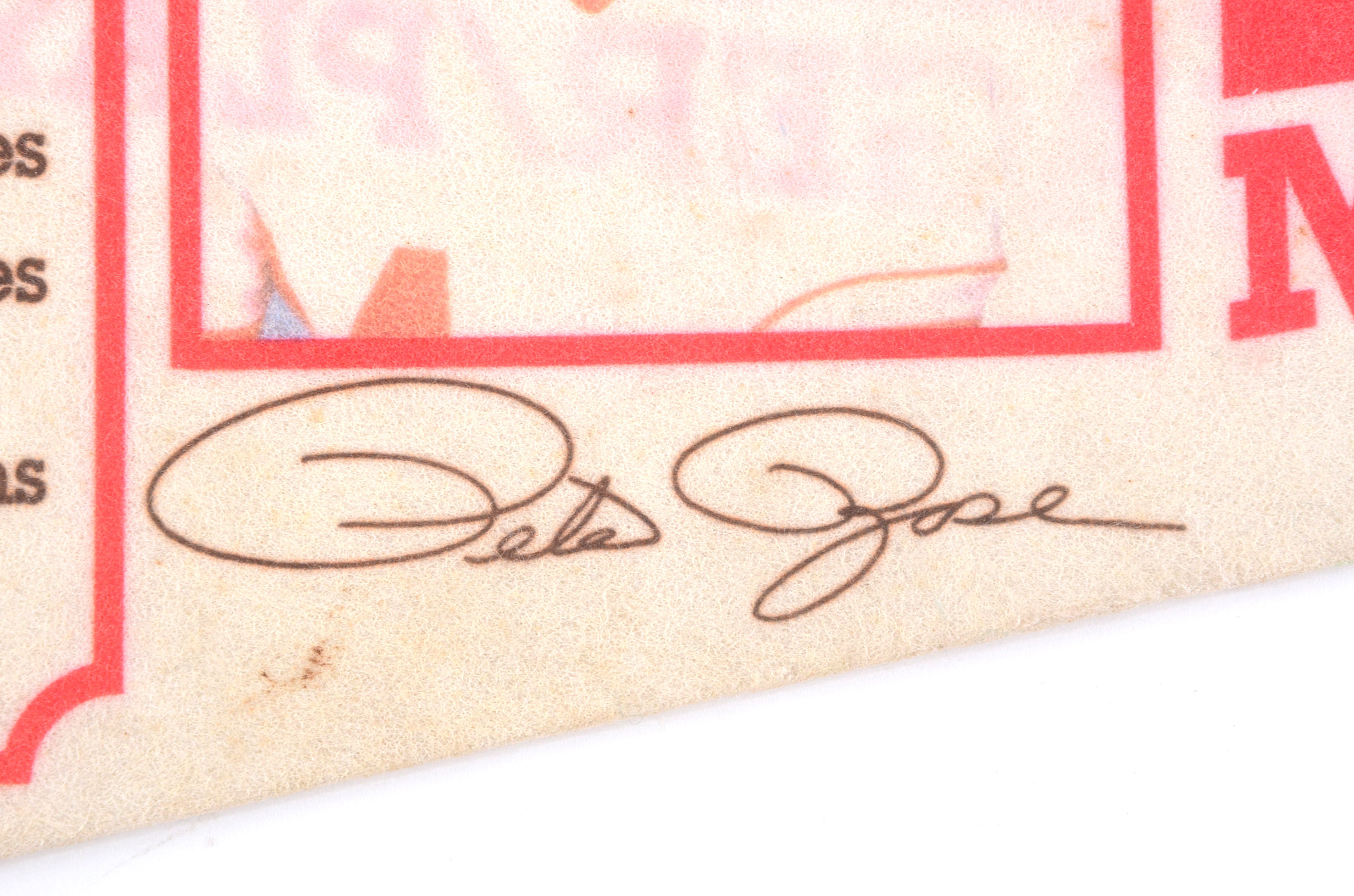 Pete Rose Picture Manager Pennant
