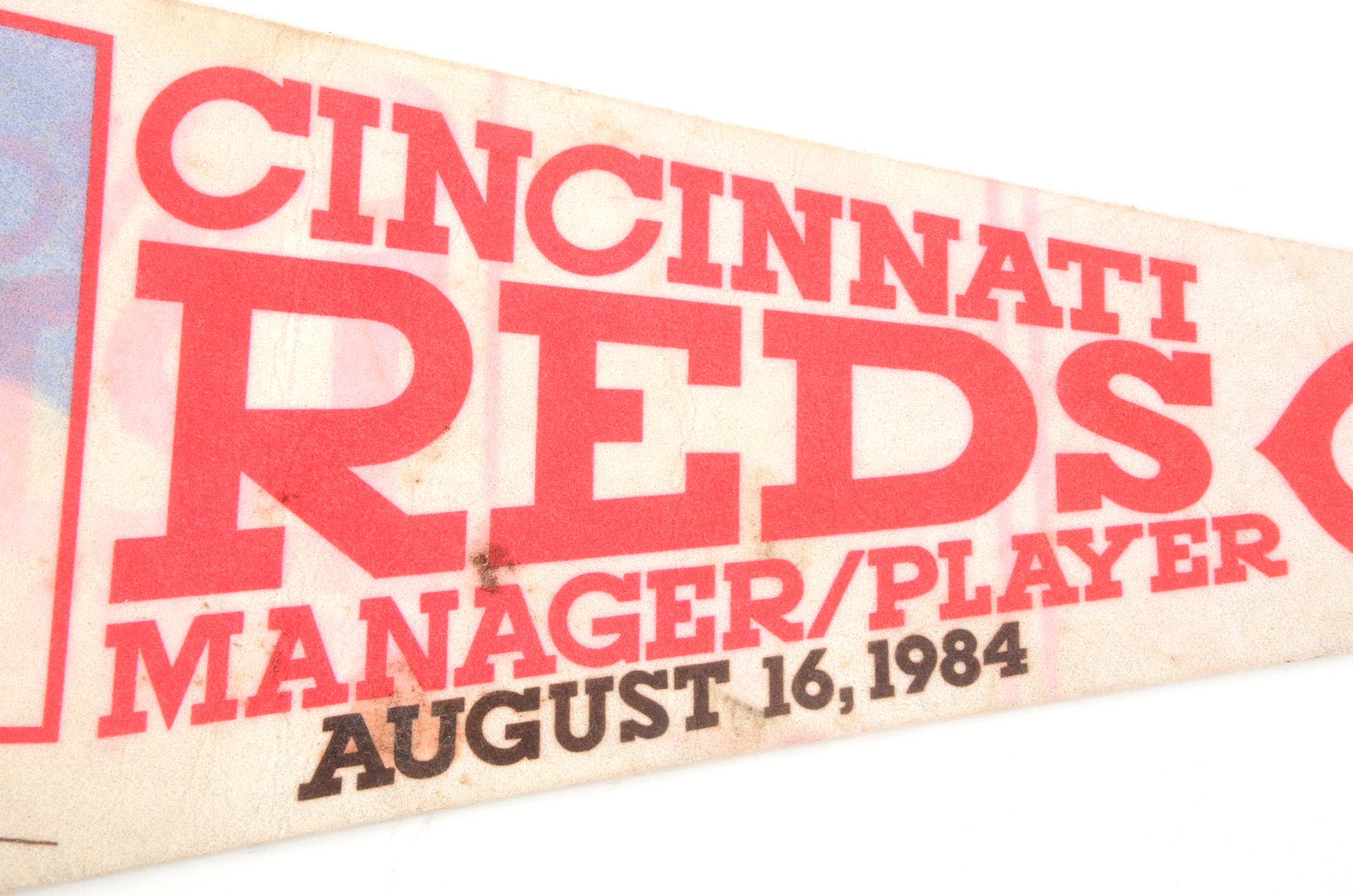 Pete Rose Picture Manager Pennant