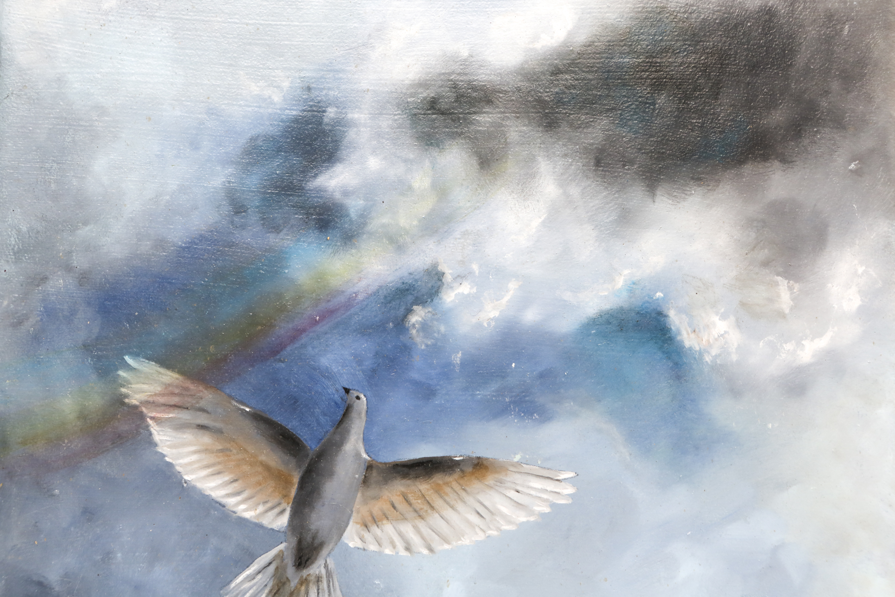 Pair of Hand Painted Decorative Tiles