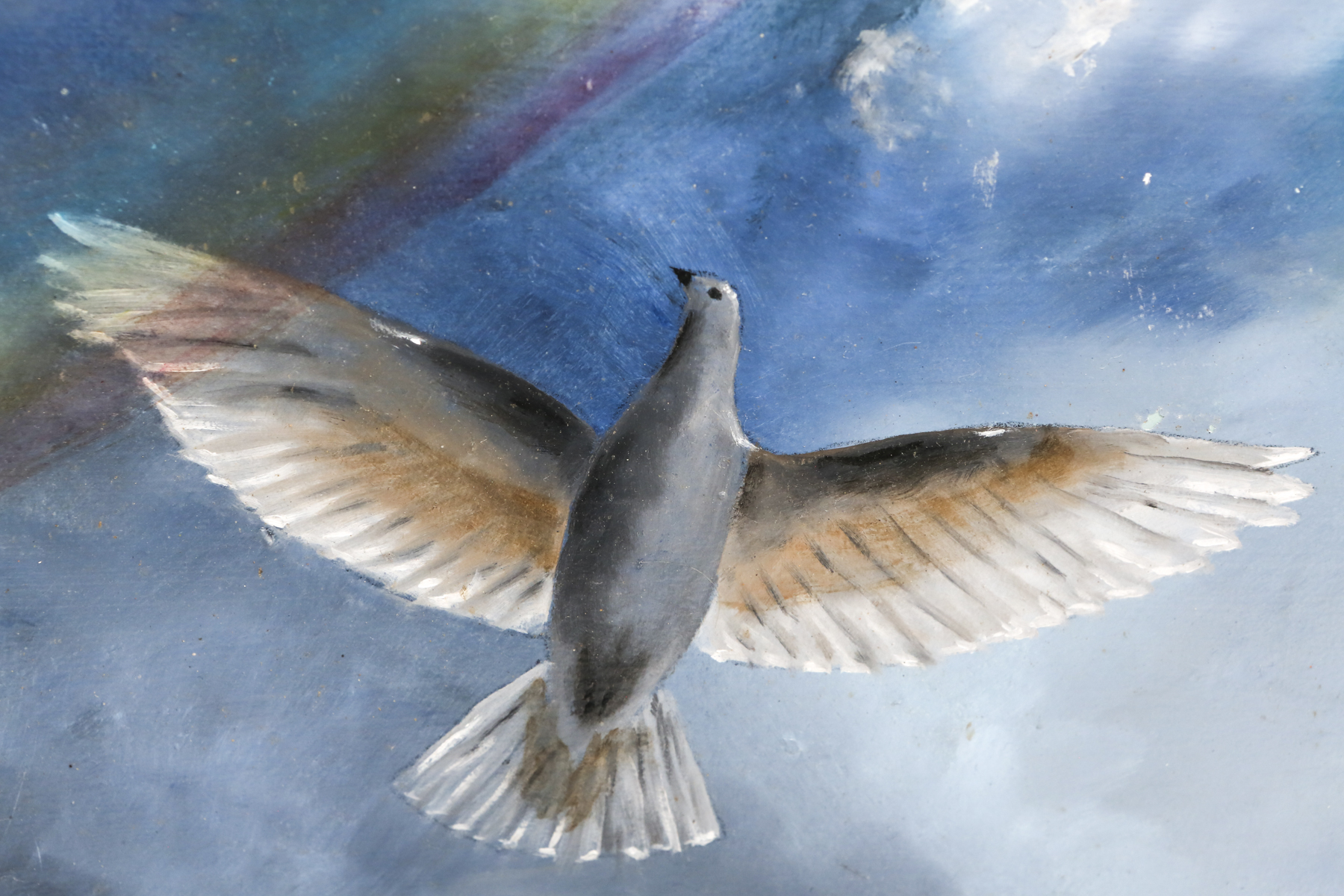 Pair of Hand Painted Decorative Tiles