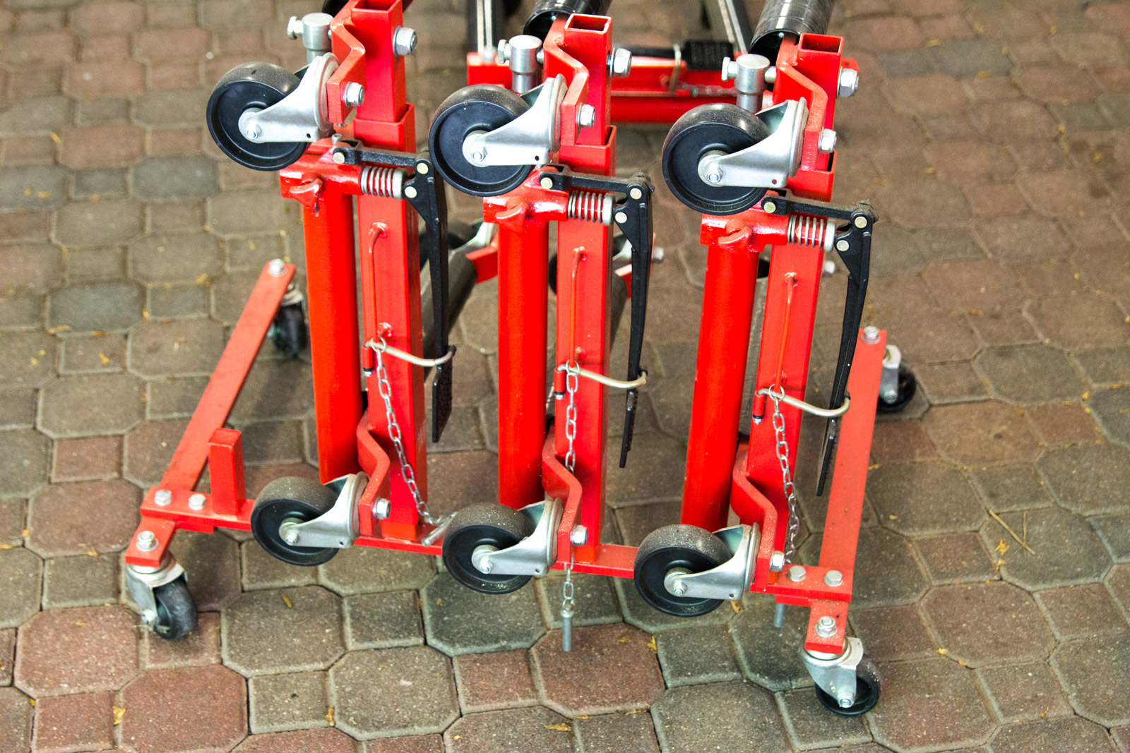 Griot's Garage Hydraulic Automobile Wheel Dolly Set and Stand