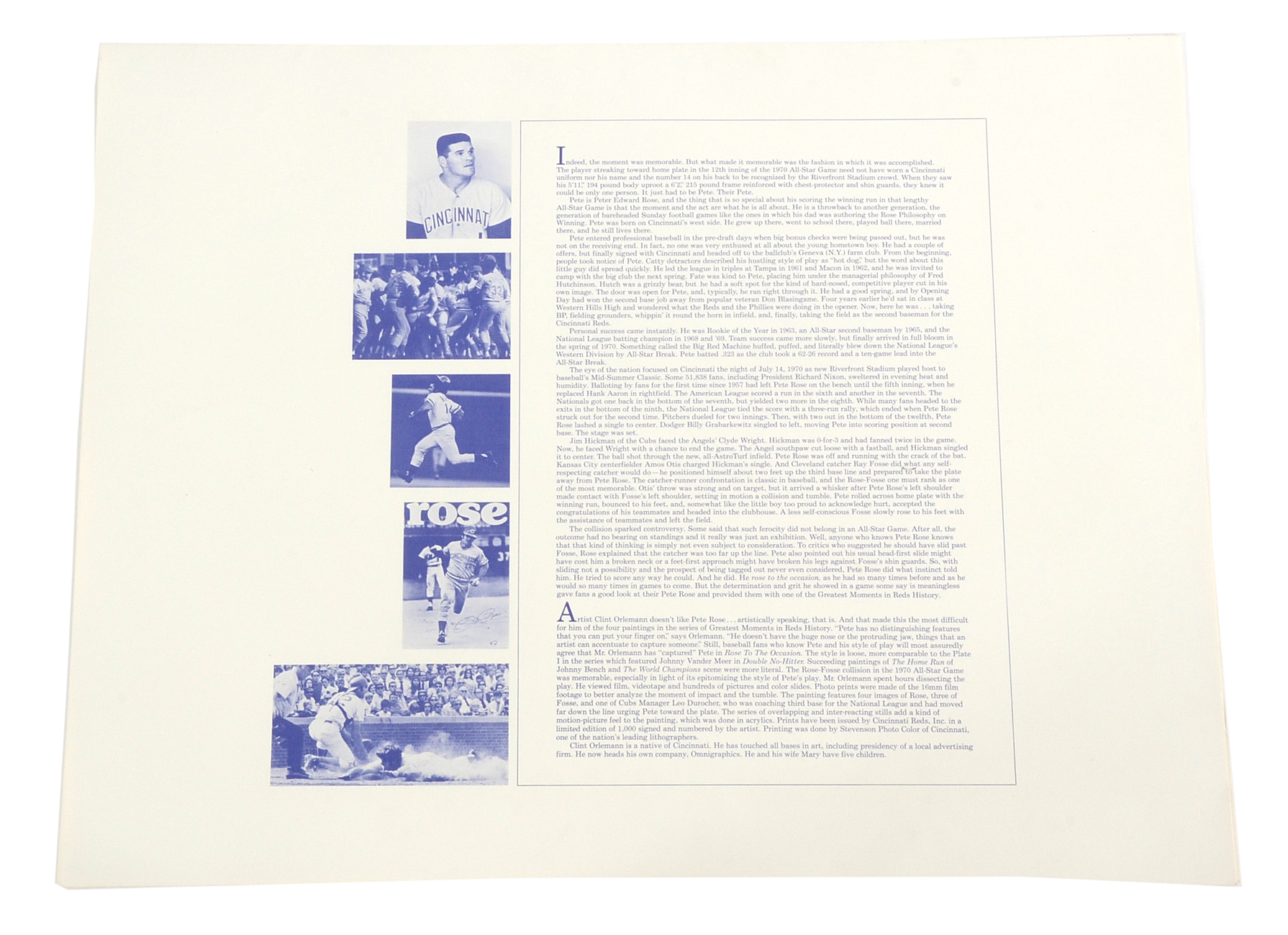 "Rose to the Occasion" Orlemann Signed Limited Print