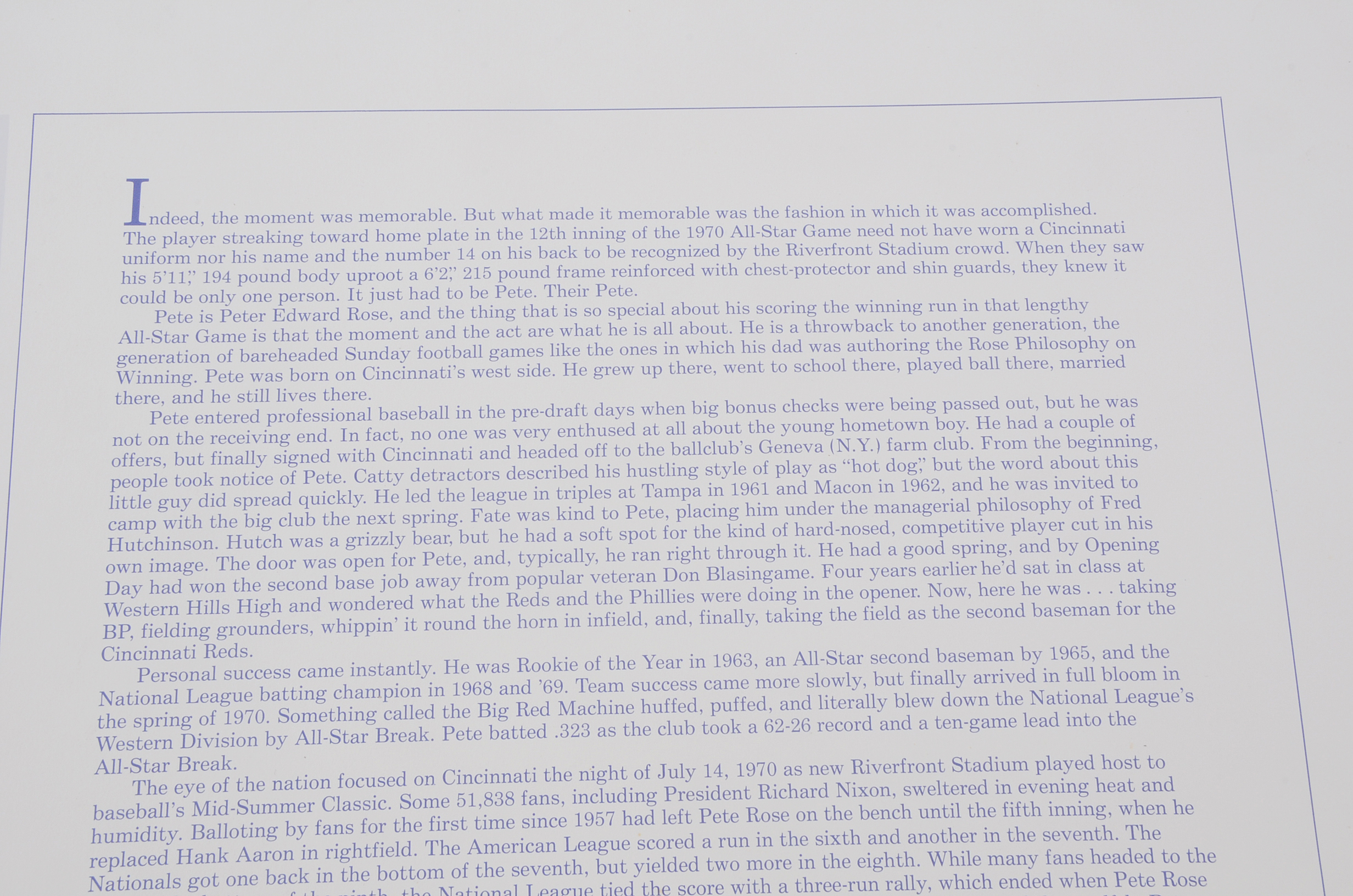 "Rose to the Occasion" Orlemann Signed Limited Print