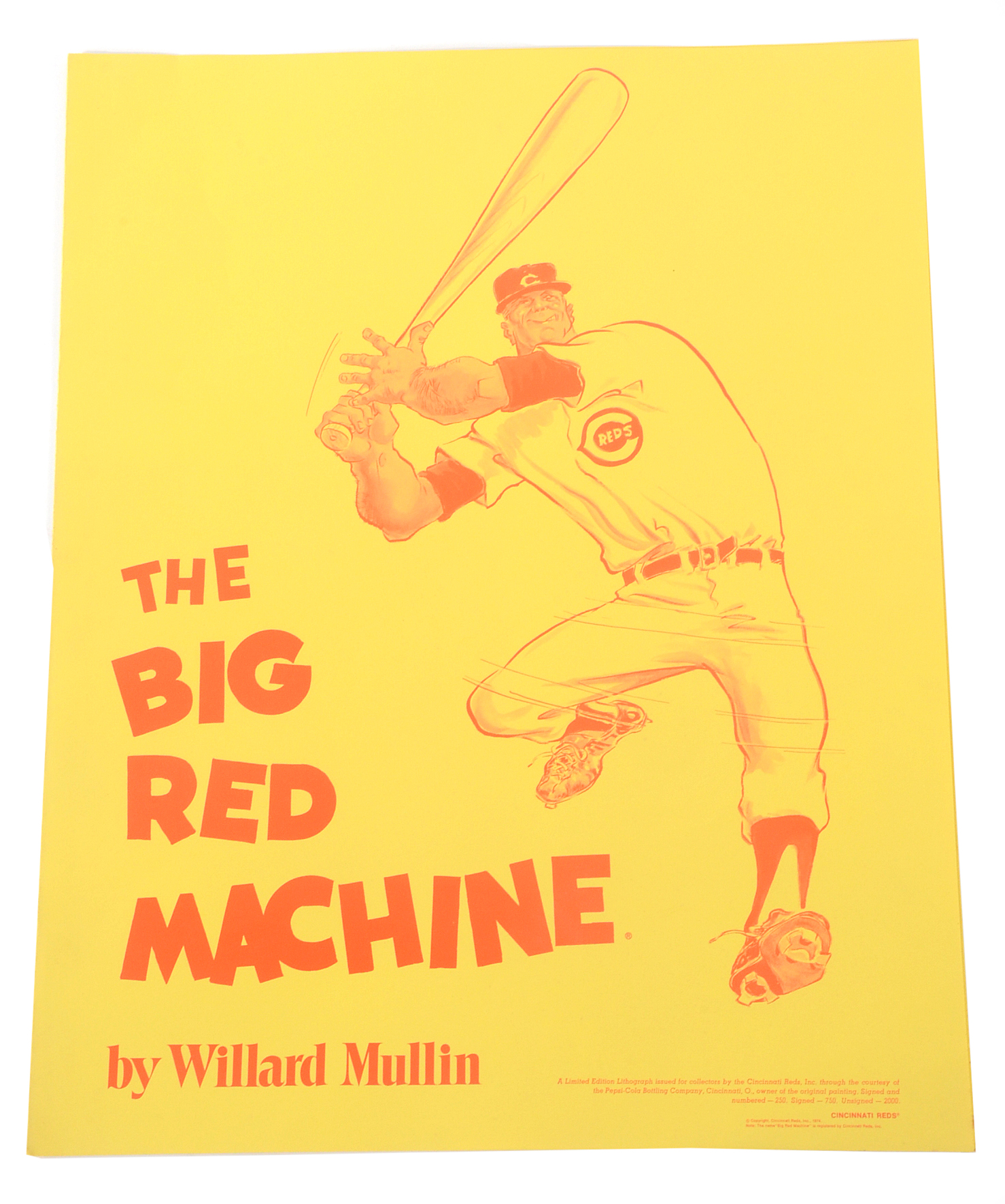 1974 "The Big Red Machine Print"