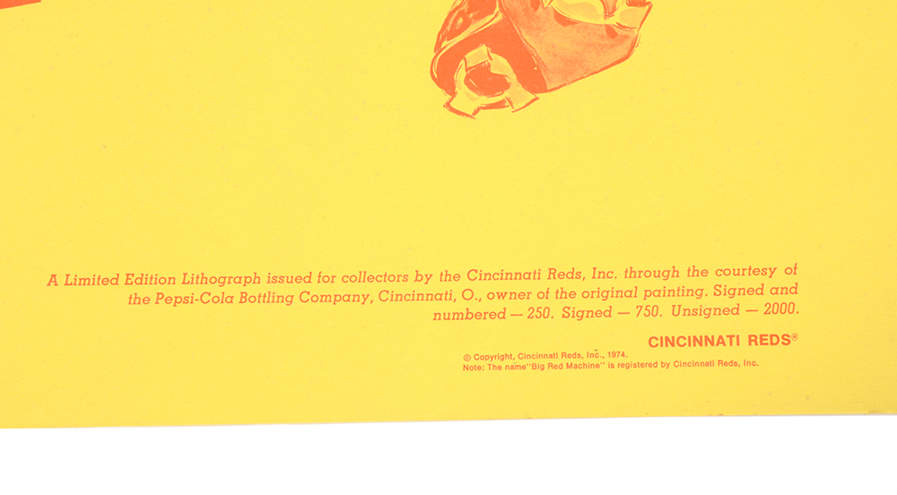 1974 "The Big Red Machine Print"