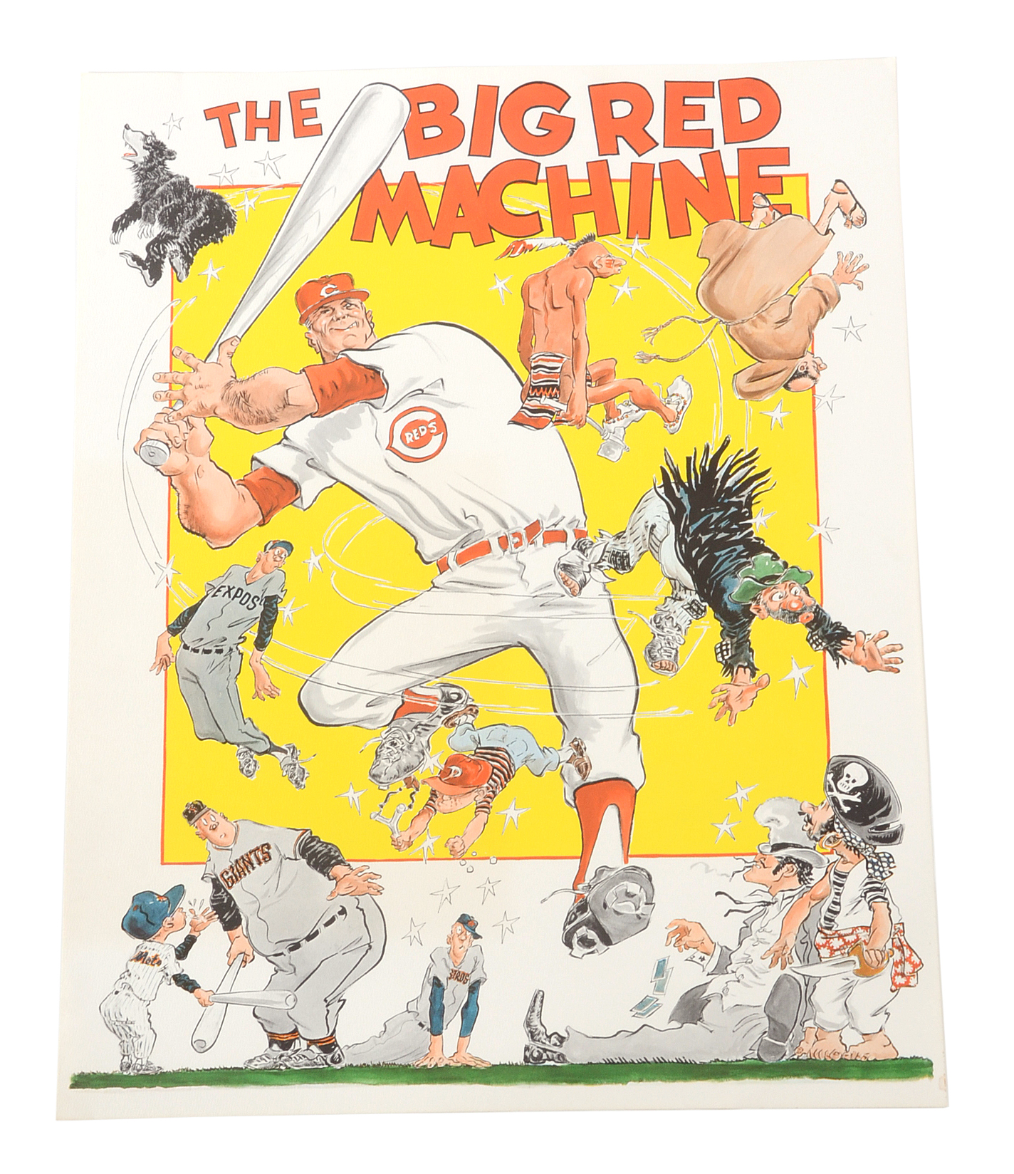 1974 "The Big Red Machine Print"