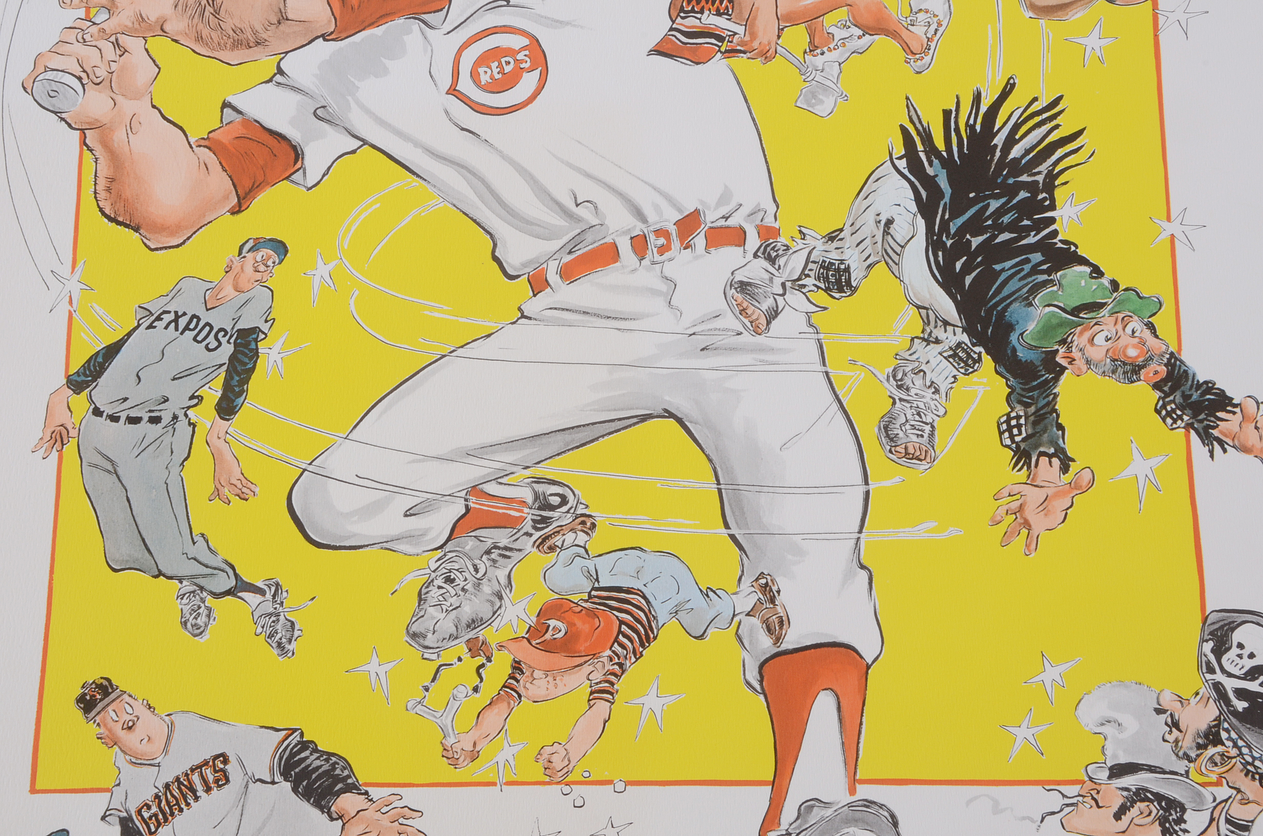 1974 "The Big Red Machine Print"