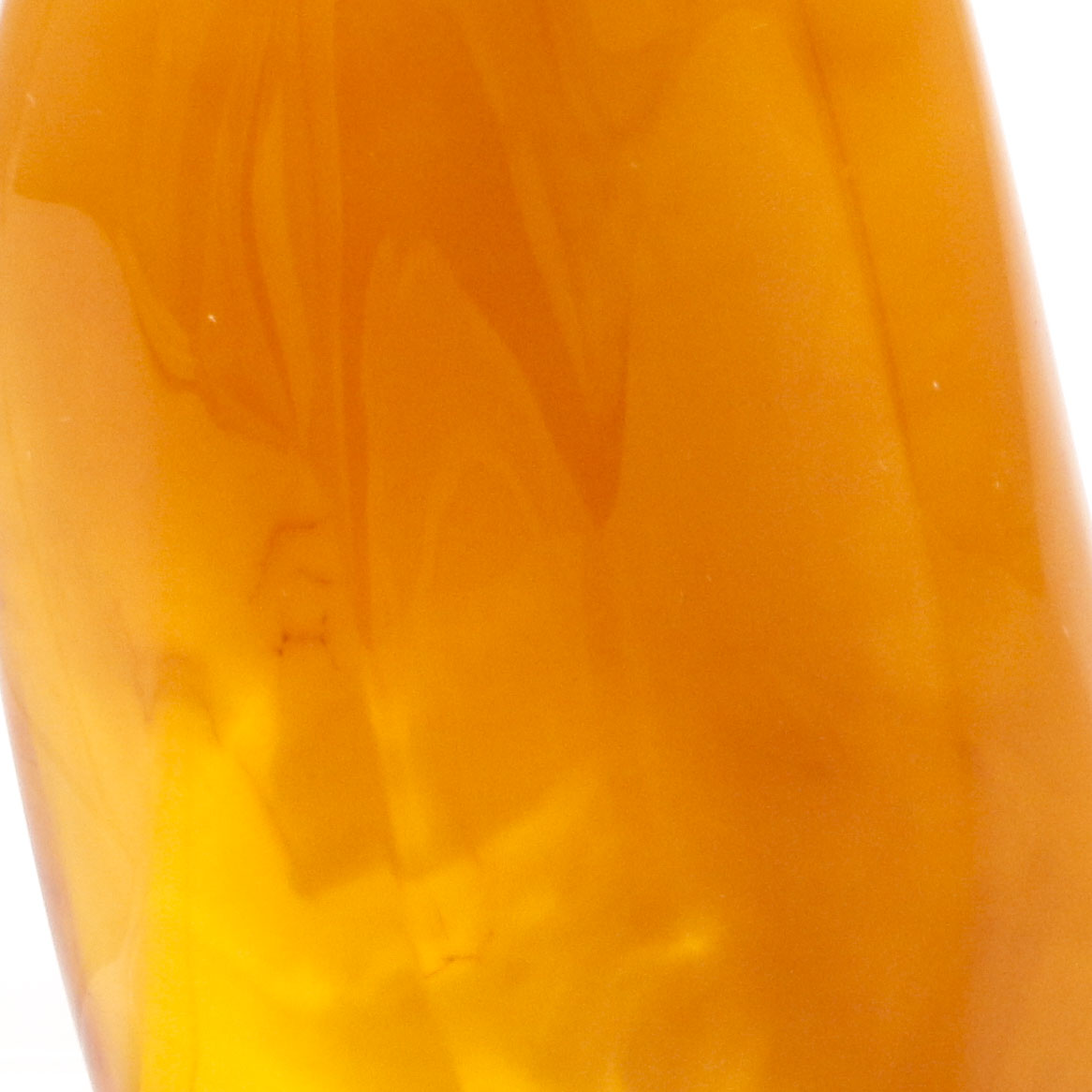 14K Yellow Gold Amber Pendant