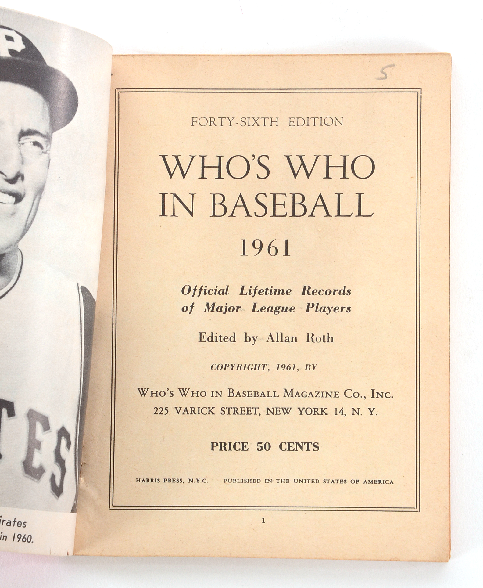 1950-1961 "Who's Who In Baseball"