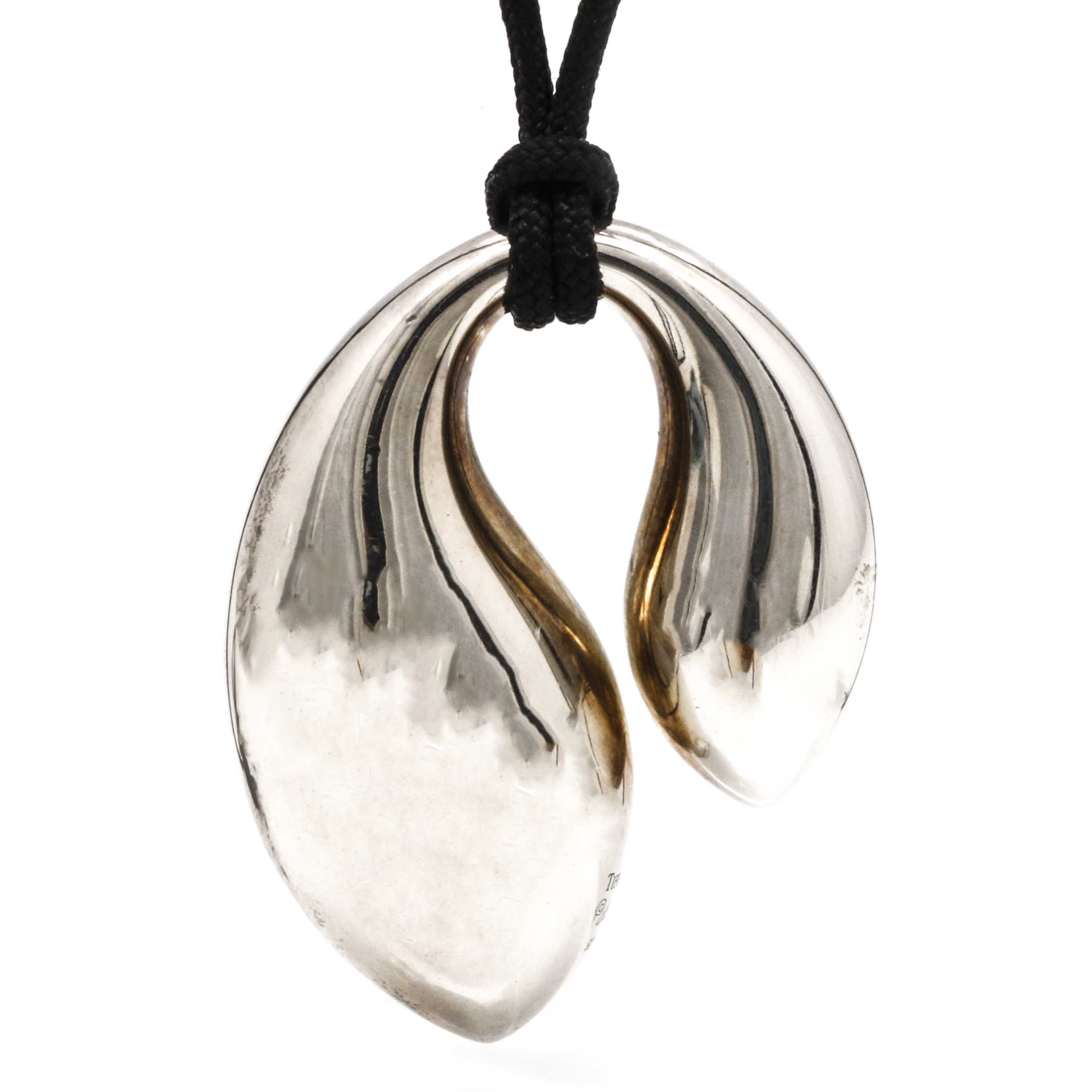 Elsa Peretti for Tiffany & Co. Sterling Silver Abstract Pendant