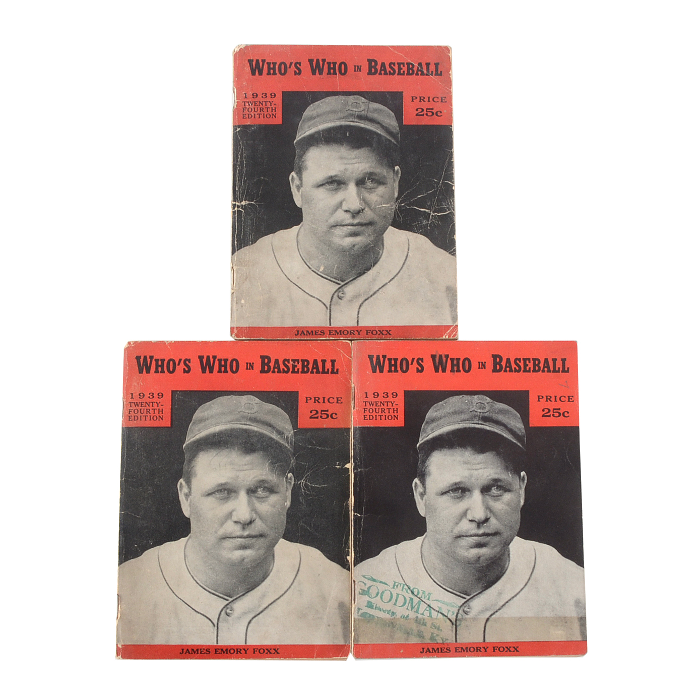 Three 1939 "Who's Who In Baseball"