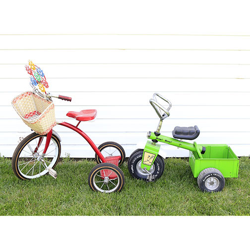 Pair of Vintage Tricycles