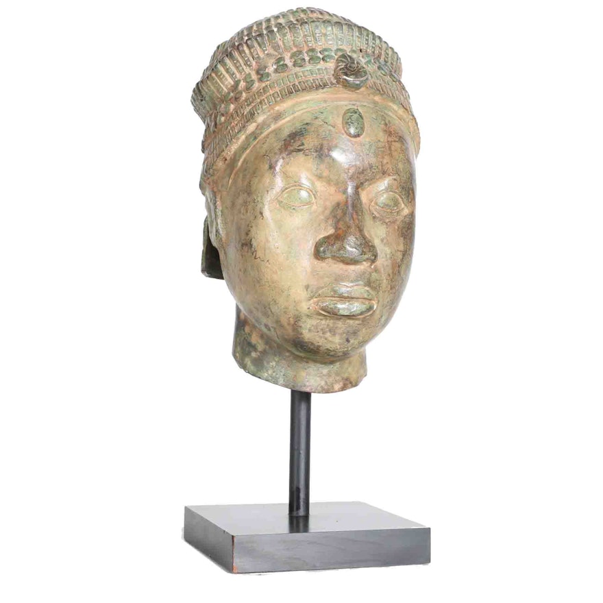 Sculpture Styled After Yoruban "Head of a Queen"