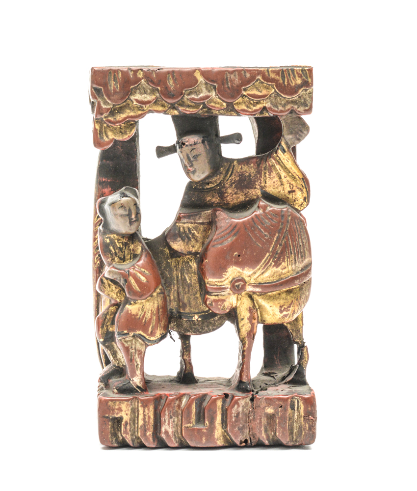 Antique Chinese Hand Carved Reliefs