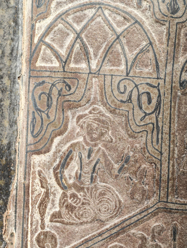 Antique Indo-Persian Marquetry and Bone Inlay Panel