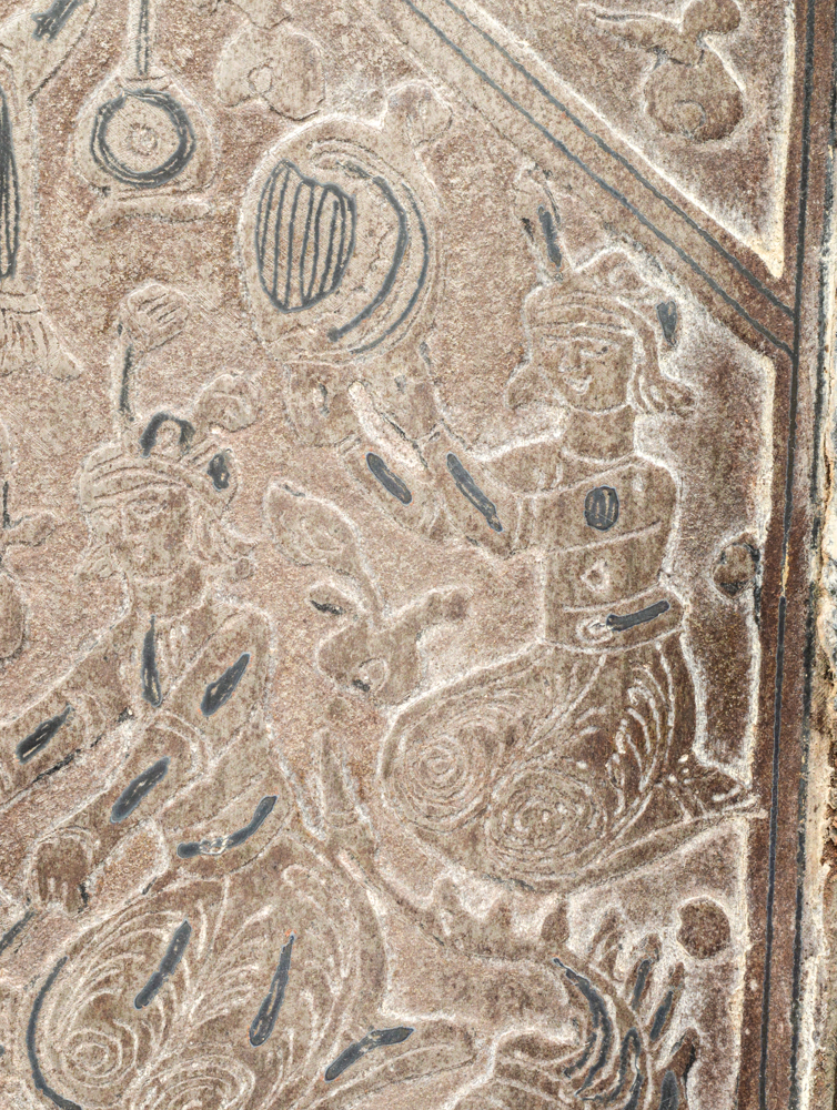 Antique Indo-Persian Marquetry and Bone Inlay Panel