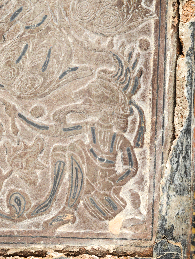 Antique Indo-Persian Marquetry and Bone Inlay Panel