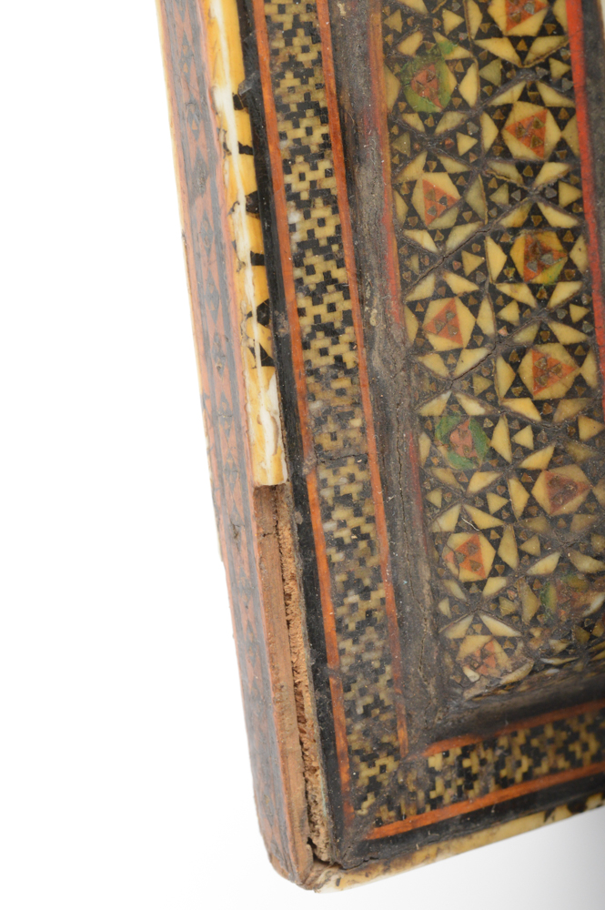 Antique Indo-Persian Marquetry and Bone Inlay Panel