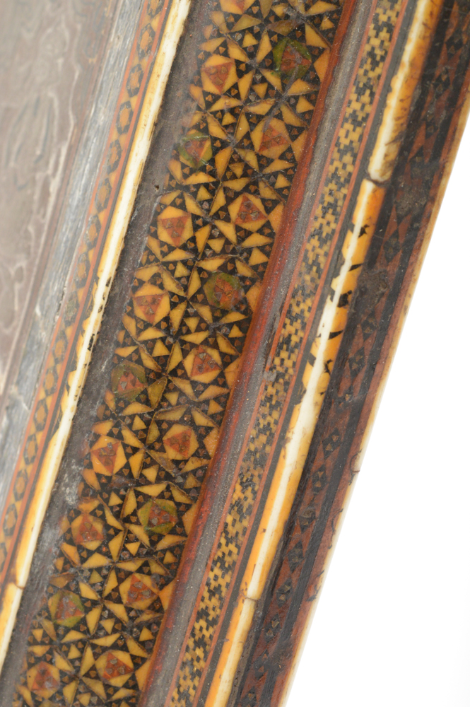 Antique Indo-Persian Marquetry and Bone Inlay Panel