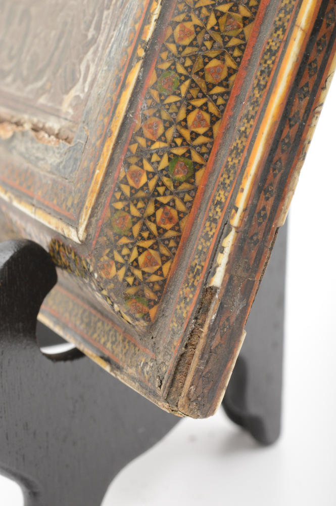 Antique Indo-Persian Marquetry and Bone Inlay Panel